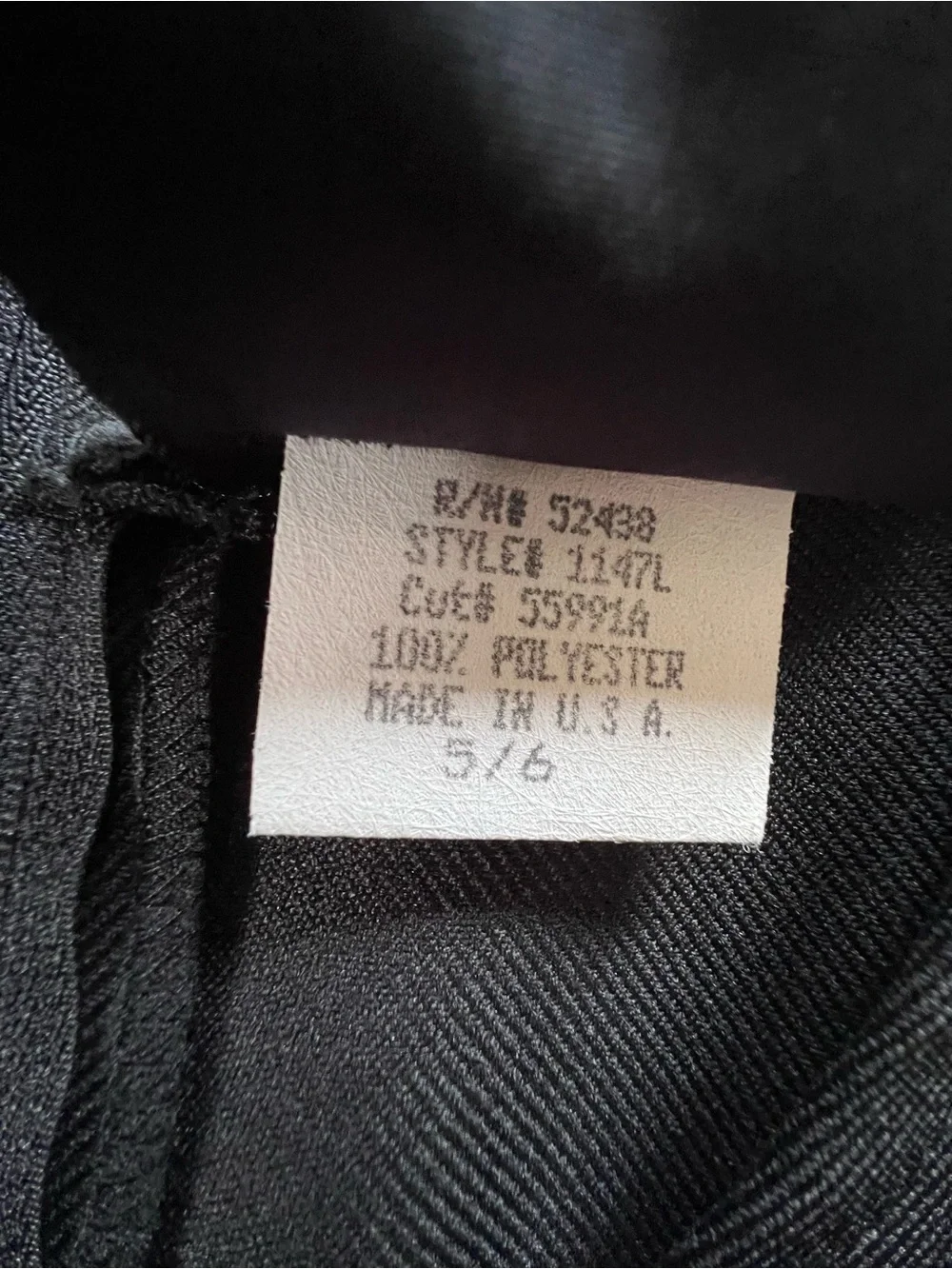 Vintage Classic Black Sleeveless Midi Dress
